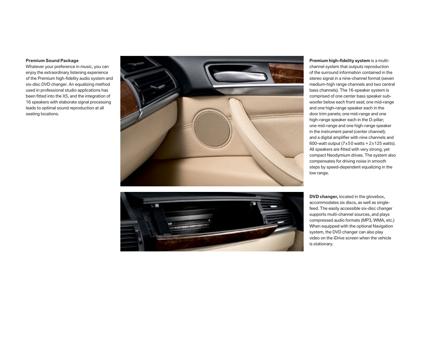 2008 BMW X5 Brochure Page 23